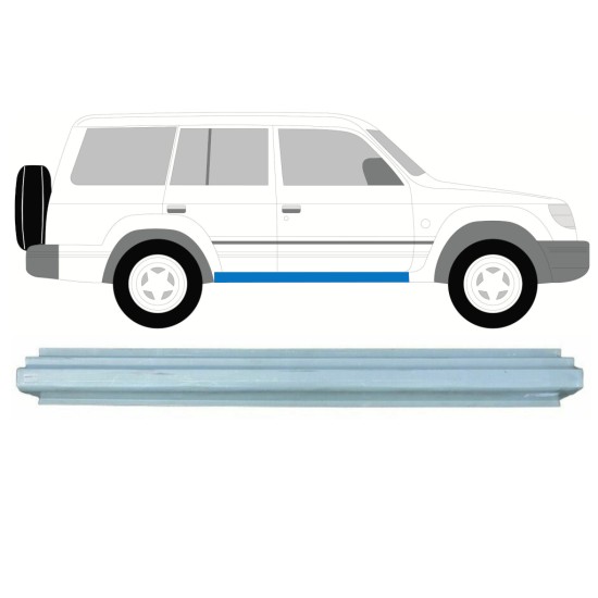 Kynnyspelti korjauspaneeli varten Mitsubishi Pajero 1991-2001 / Vasen = Oikea (symmetrinen) 15999