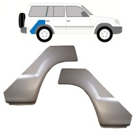 Takalokasuoja korjaussarja varten Mitsubishi Pajero 1991-2001 / Vasen+Oikea / Sarja 16151