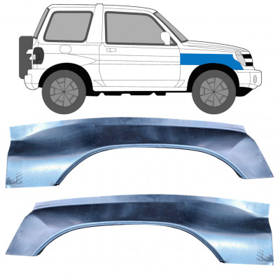 Etulokasuojan korjauspelti varten Mitsubishi Pajero Pinin 1998- / Vasen+Oikea / Sarja 10624