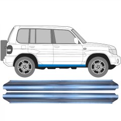 Kynnyspelti korjauspaneeli varten Mitsubishi Pajero Pinin 1998-2007 / Vasen+Oikea / Sarja 11363