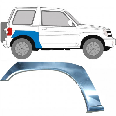 Takalokasuoja korjaussarja varten Mitsubishi Pajero Pinin 1998-2007 / Oikea 5523