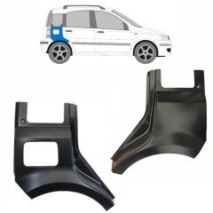 Takalokasuoja korjaussarja varten Fiat Panda 2003-2012 / Vasen+Oikea / Sarja 10753