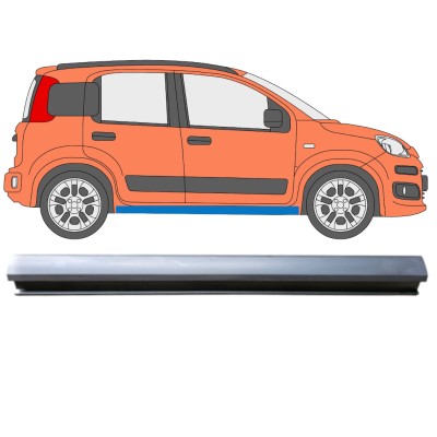 Kynnyspelti korjauspaneeli varten Fiat Panda 2012- / Vasen = Oikea (symmetrinen) 14970