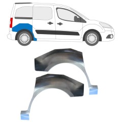Takalokasuoja korjaussarja varten Citroen Berlingo 2008-2018 / Vasen+Oikea 15870