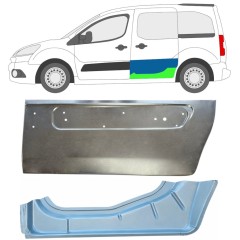 Sisäinen ja ulkoinen Liukuoven korjauspaneeli varten Citroen Berlingo 2008-2018 / Vasen 17087
