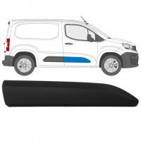 Sivuoven koristelista varten Toyota Proace City 2019- / Oikea 15946