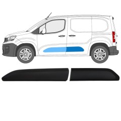 Sivulista Koristelista varten Peugeot Partner 2018-2023 / Vasen / Sarja 12989
