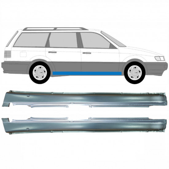 Kynnyspelti korjauspaneeli varten Volkswagen Passat B4 1993-1996 / Vasen+Oikea / Sarja 9372