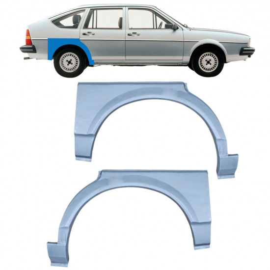 Takalokasuoja korjaussarja varten VW Passat B2 1980-1988 / Vasen+Oikea / Sarja 10472