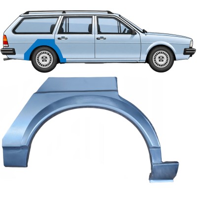Takalokasuoja korjaussarja varten Volkswagen Passat B2 1980-1988 / Oikea / COMBI 7110