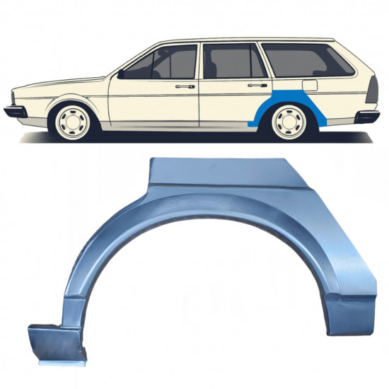 Takalokasuoja korjaussarja varten VW Passat B2 1980-1988 / Vasen 7111