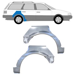 Takalokasuoja korjaussarja varten Volkswagen Passat B3 1988-1993 / Vasen+Oikea / COMBI / Sarja 14521