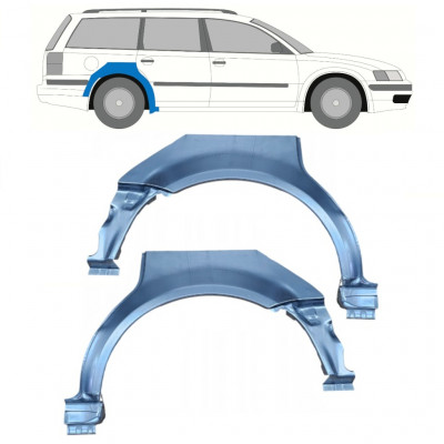 Takalokasuoja korjaussarja varten VW Passat B5 1996-2005 / Vasen+Oikea / Sarja 9688