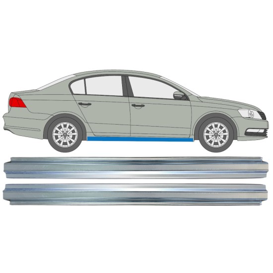 Kynnyspelti korjauspaneeli varten Volkswagen Passat B7 2010-2015 / Vasen+Oikea / Sarja 16357