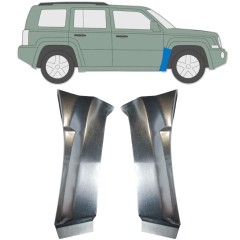 Etulokasuojan korjauspelti varten Jeep Patriot 2006- / Vasen+Oikea / Sarja 11190