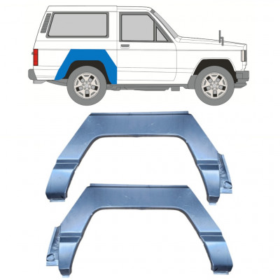 Takalokasuoja korjaussarja varten Nissan Patrol 1979-1993 / Vasen+Oikea / Sarja 10412