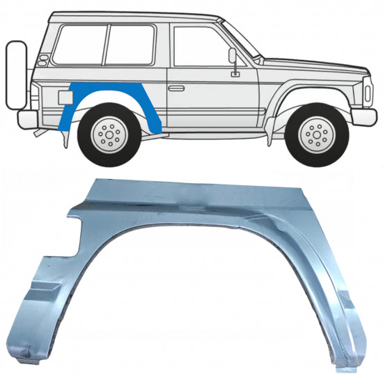 Takalokasuoja korjaussarja varten Nissan Patrol 1990-1997 / Oikea 11528