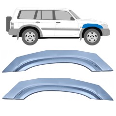 Etulokasuojan korjauspelti varten Nissan Patrol Y61 GY61 1997-2009 / Vasen+Oikea / Sarja 10573
