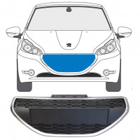 Säleikkö varten Peugeot 208 2012-2015 9810