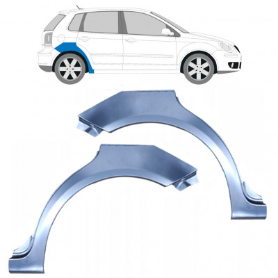 Takalokasuoja korjaussarja varten VW Polo 2001-2009 / Vasen+Oikea / Sarja 9222