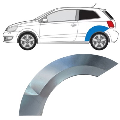 Takalokasuoja korjaussarja varten Volkswagen Polo 2009-2017 / Vasen 16359