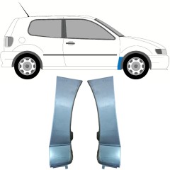 Etulokasuojan korjauspelti varten Volkswagen Polo 1994-1999 / Vasen+Oikea / Sarja 10264