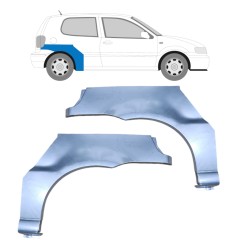Takalokasuoja korjaussarja varten VW Polo 1999-2001 / Vasen+Oikea / Sarja 9216