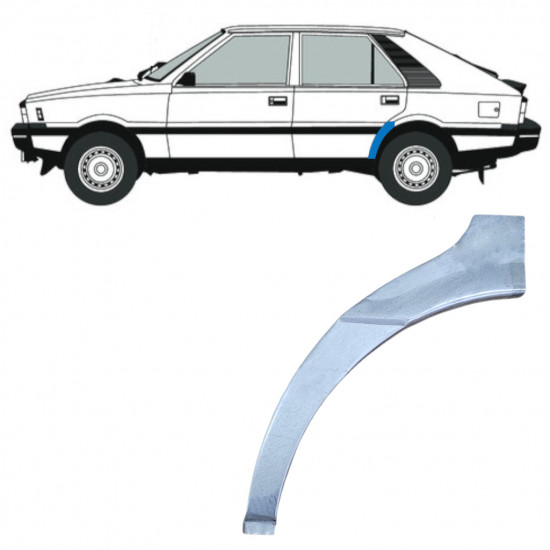 Takalokasuoja korjaussarja varten FSO Polonez 1978-2002 / Vasen 12602