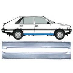 Kynnyspelti korjauspaneeli varten FSO Polonez 1978-2002 / Vasen+Oikea / Sarja 12533