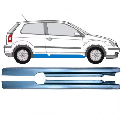 Kynnyspelti varten Volkswagen Polo 2001-2009 / Vasen+Oikea / Sarja 12858