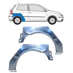 Takalokasuoja korjaussarja varten Volkswagen Polo 2001-2009 / Vasen+Oikea / Sarja 16261