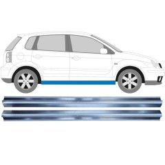 Kynnyspelti korjauspaneeli varten Volkswagen Polo 2001-2009 / Sarja 11933