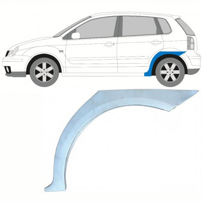 Takalokasuoja korjaussarja varten VW Polo 2001-2009 / Vasen 10131