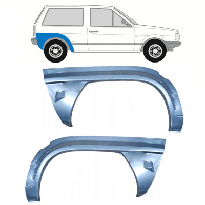 Takalokasuoja korjaussarja varten VW Polo 1981-1984 / Vasen+Oikea / Sarja 10462