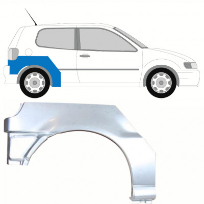 Takalokasuoja korjaussarja varten VW Polo 1994-1999 / Oikea 10191