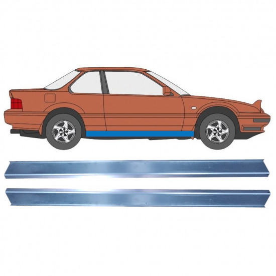 Kynnyspelti korjauspaneeli varten Honda Prelude 1987-1992 / Vasen = Oikea (symmetrinen) / Sarja 10276