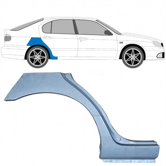 Takalokasuoja korjaussarja varten Nissan Primera 1996-2001 / Oikea 6842