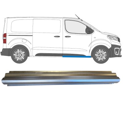 Helmapelti etuoven alle varten Toyota Proace Verso 2016- / Vasen = Oikea (symmetrinen) 14902