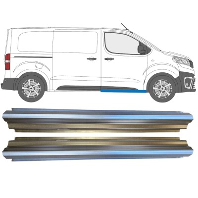 Helmapelti etuoven alle varten Toyota Proace Verso 2016- / Vasen = Oikea (symmetrinen) / Sarja 14903