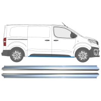 Kynnyspelti korjauspaneeli alempi osa varten Toyota Proace Verso 2016- / Vasen+Oikea / Sarja 15601