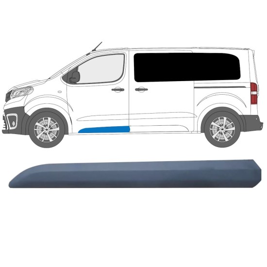 Etuoven koristelista varten Toyota Proace Verso 2016- / Vasen 14893 Etuoven koristelista varten Toyota Proace Verso 2016- / Vasen 14893