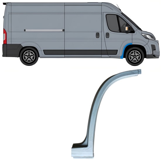 Etukaari korjauspaneeli varten Toyota Proace Max 2024- / Oikea 16835