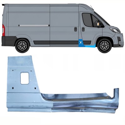 Opravný diel B-stĺpika + Dørpanel reparationsplade varten Toyota Proace Max 2024- / Oikea 16732