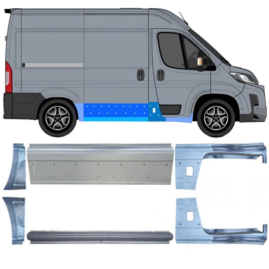 Korjauspaneeli aseta varten Toyota Proace Max 2024- / Vasen+Oikea 16741