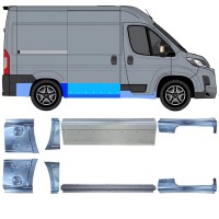 Korjauspaneeli aseta varten Toyota Proace Max 2024- / Vasen+Oikea 16752