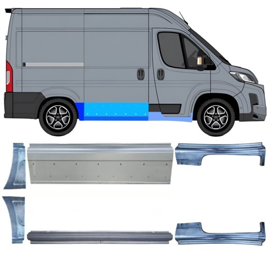 Korjauspaneeli aseta varten Toyota Proace Max 2024- / Vasen+Oikea 16742
