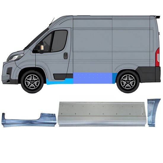 Korjauspaneeli aseta varten Toyota Proace Max 2024- / Vasen 16743