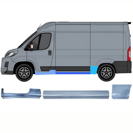 Korjauspaneeli aseta varten Toyota Proace Max 2024- / Vasen / 16753