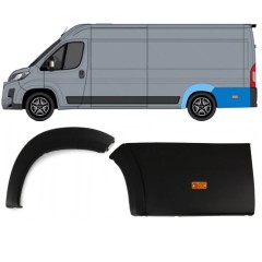 Takalokasuojan listasarja lampulla varten Toyota Proace Max 2024- / Vasen 15890