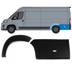 Takalokasuojan listasarja varten Toyota Proace Max 2024- / Vasen 15892